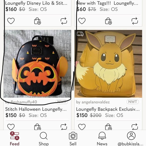 Handbags - BUYER BEWARE SCAMMER ALERT ~ Loungefly Lilo and Stitch Halloween